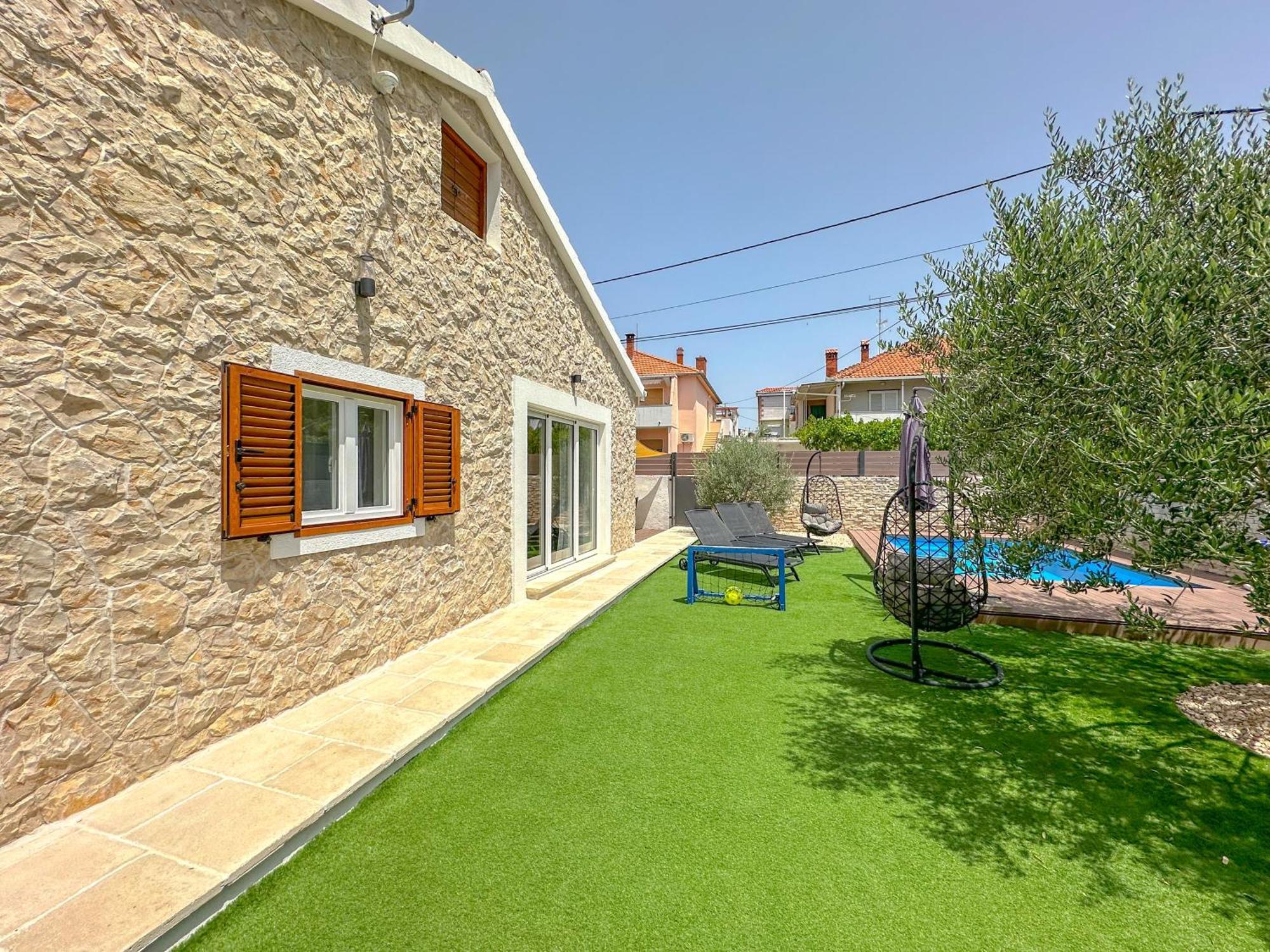 Mustra House Zadar - Private Pool & Sauna Exterior photo